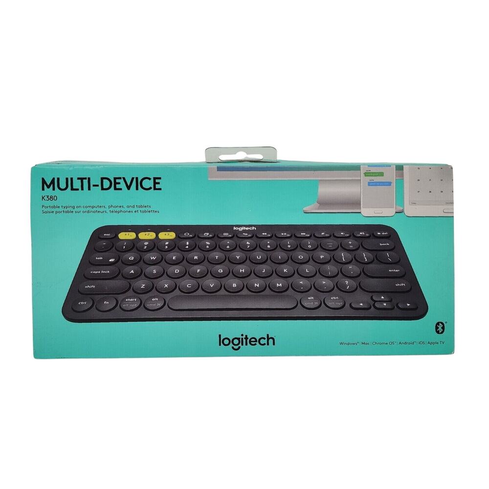 Logitech K380 Multi-Device Wireless Bluetooth Keyboard Android IOS Mac Windows
